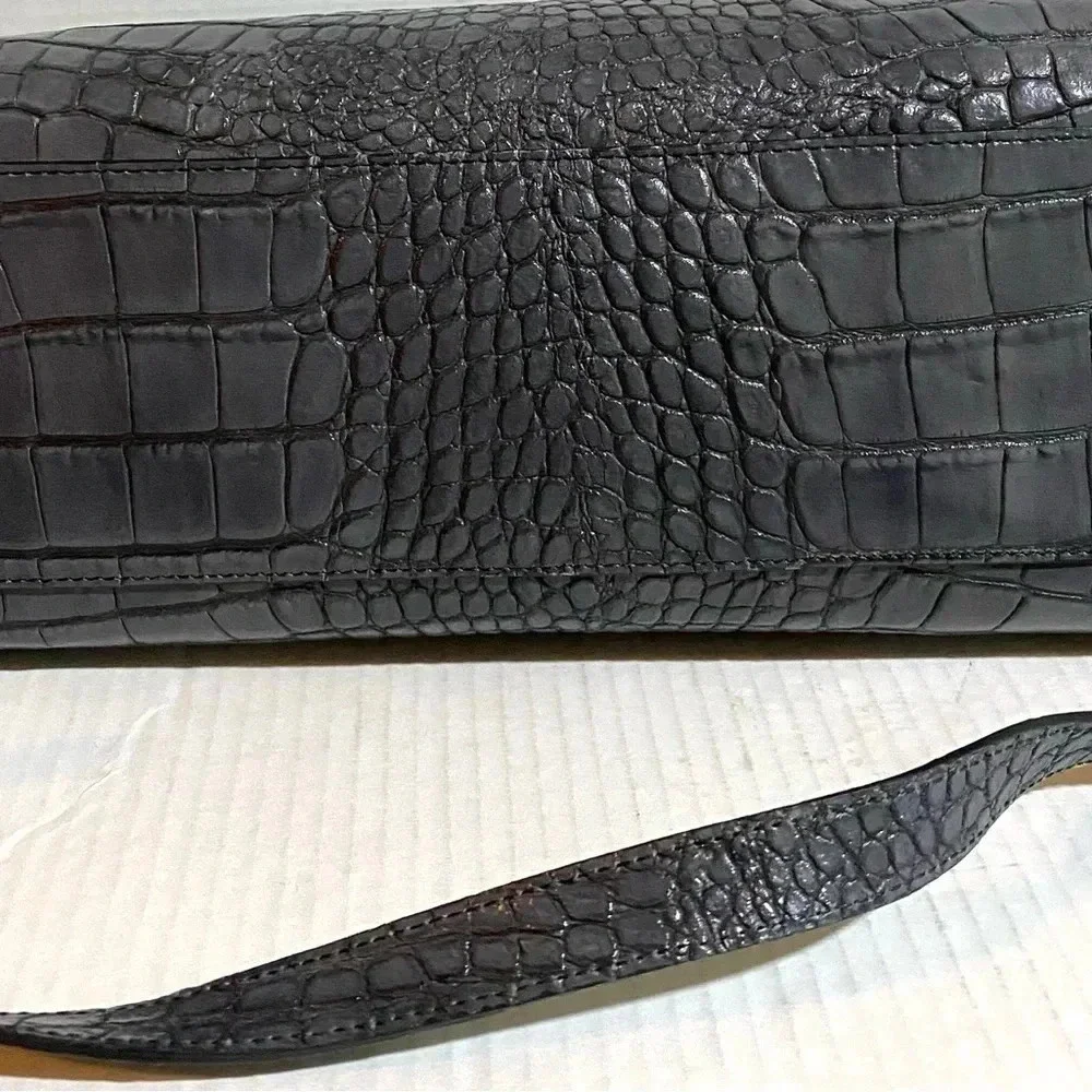 Claudia Firenze embossed crocodile handbag
